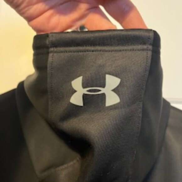 Men's Under Armour Sweatshirt, Size XL Black & Gray Camo patterned - Picture 9 of 9